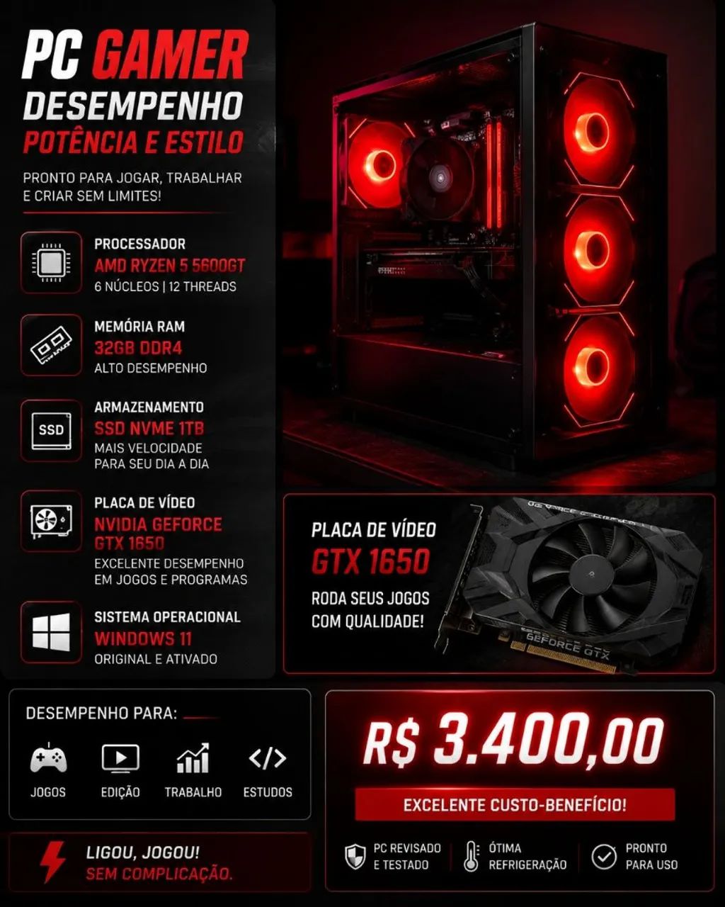 Vendo Pc gamar