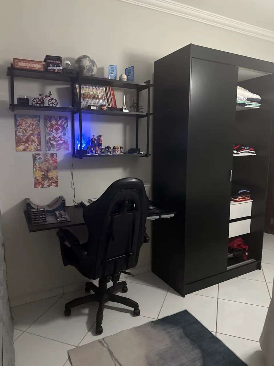 Guarda roupa solteiro quarto completo  - Foto 4