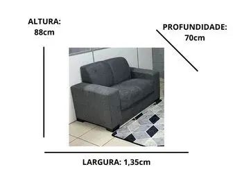 Conjunto Sofá Danúbio 2 e 3 Lugares - (Promoção)! - Foto 4