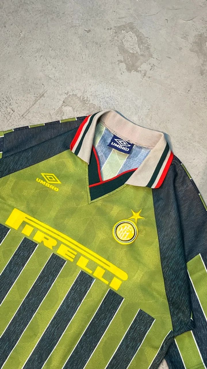 Terceira Camisa inter de Milão 1995 - Original de época !! - Foto 2