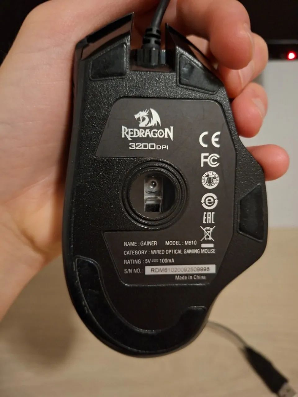 Mouse gamer redragon gainer m610 3200 dpi - Foto 4