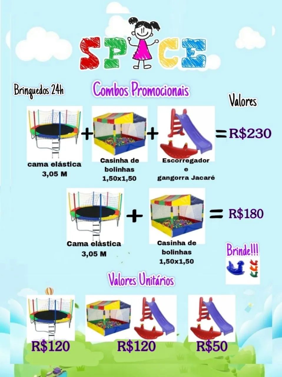 Pula pula e casinha de bolinhas 24h $180 - Foto 5