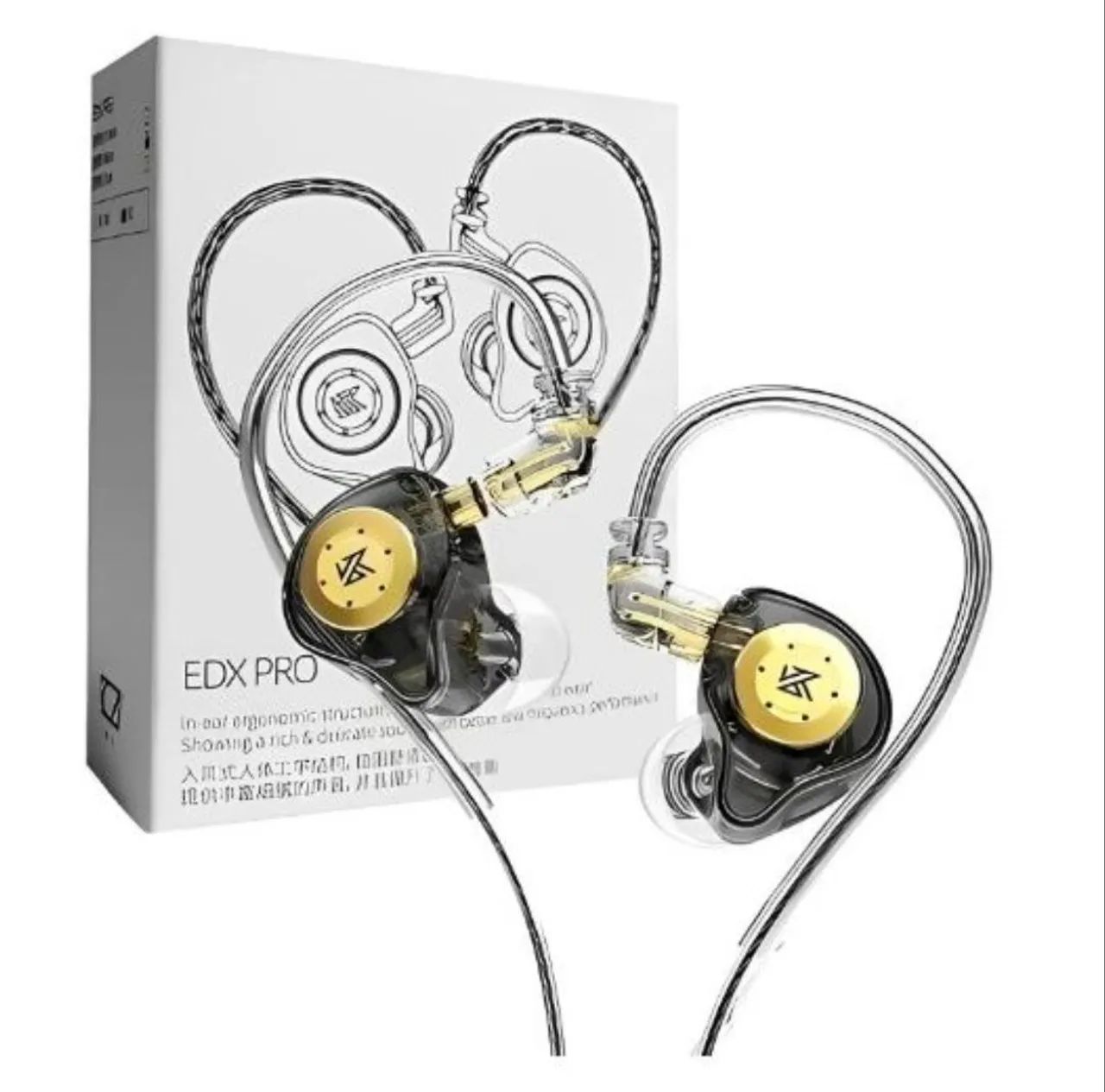 Fone EDX Pro Black Entrada P2 - Foto 5
