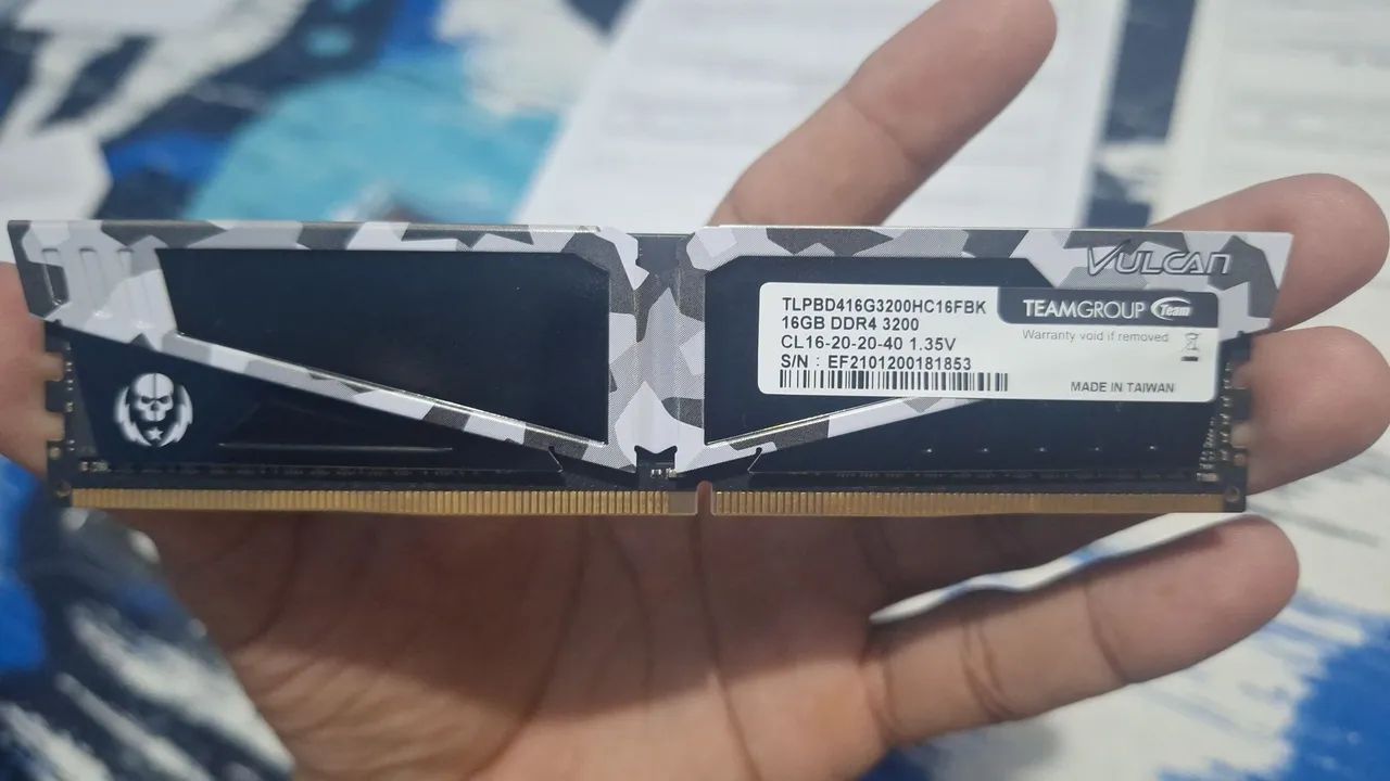 Memória DDR4 16gb 3200Mhz