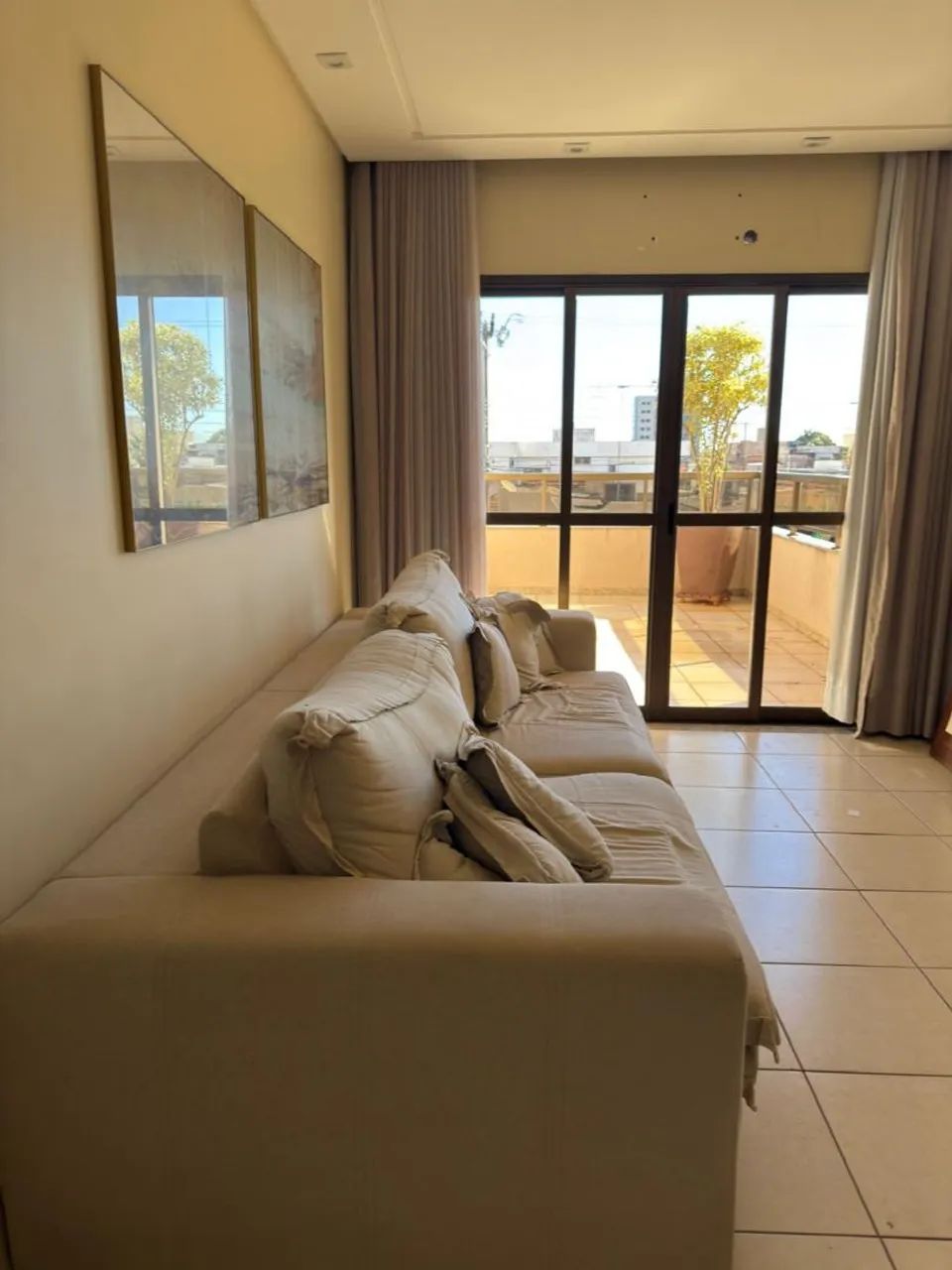 Sofa linho 3 metros - Foto 2
