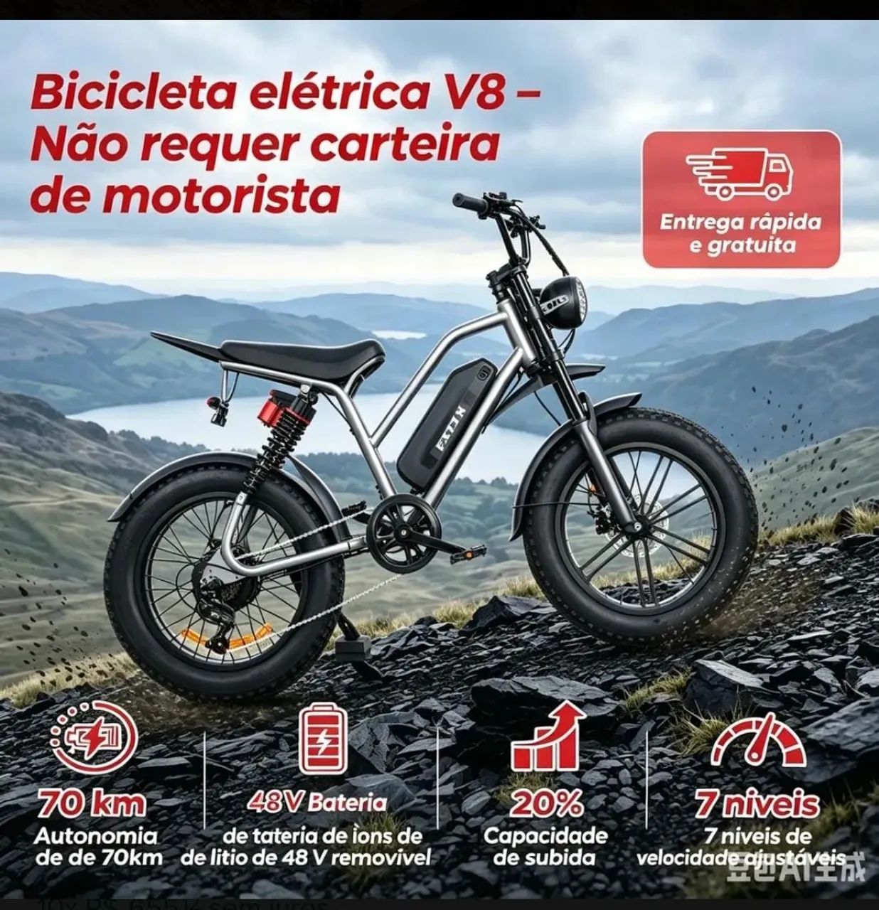 Bike elétrica - Foto 3