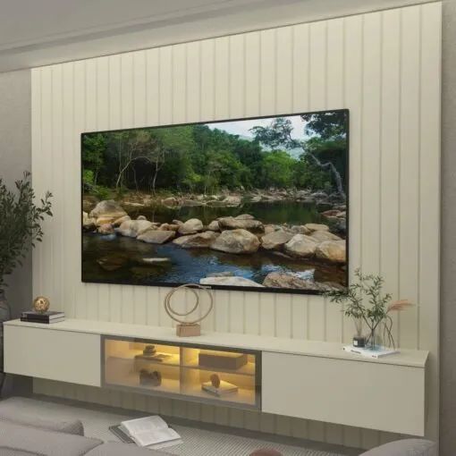 Home Majestade 2.30m com Nicho Luminare - Entrega Rápida 