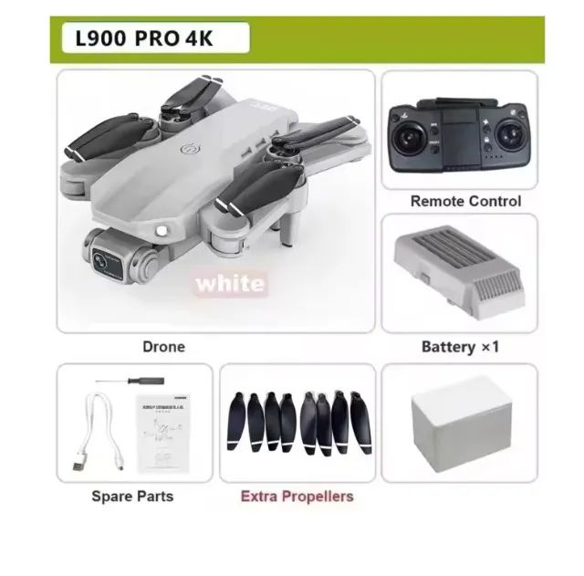 Drone l900 pro Cinza c/ camera (novo) - Foto 2