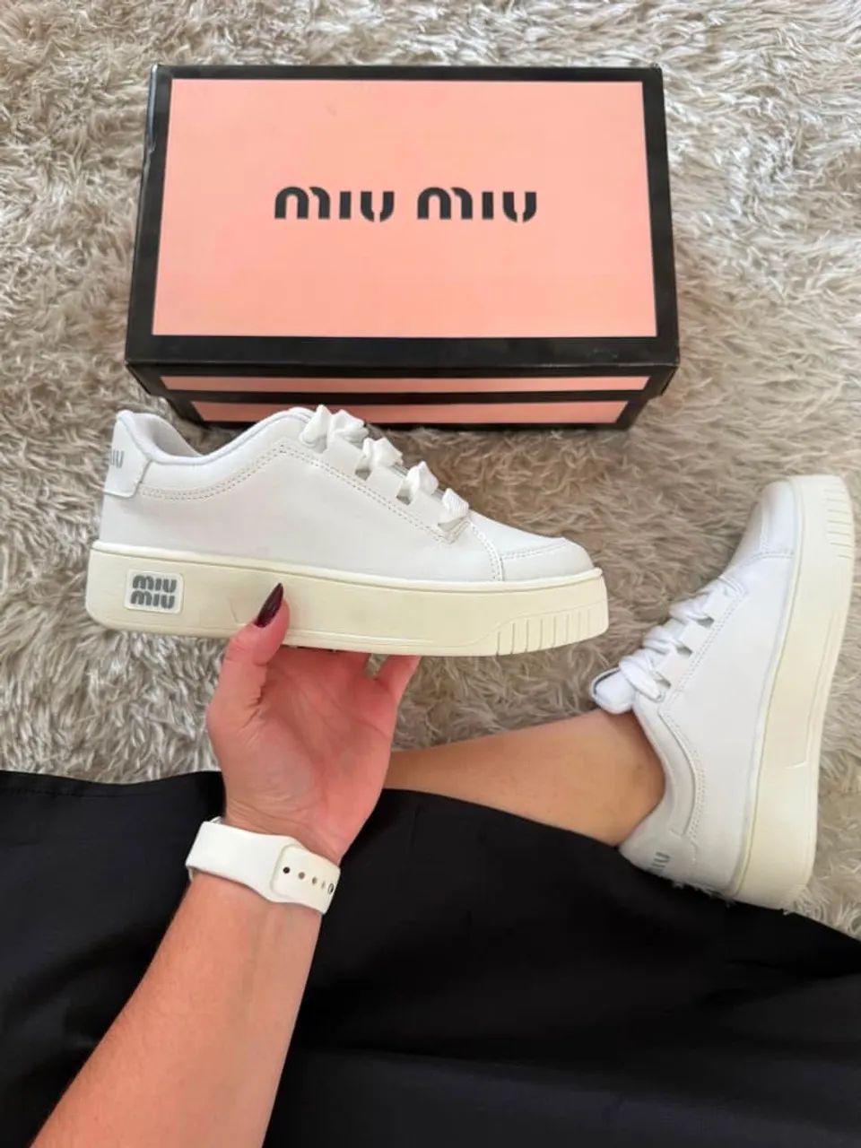Tênis feminino miumiu  - Foto 3