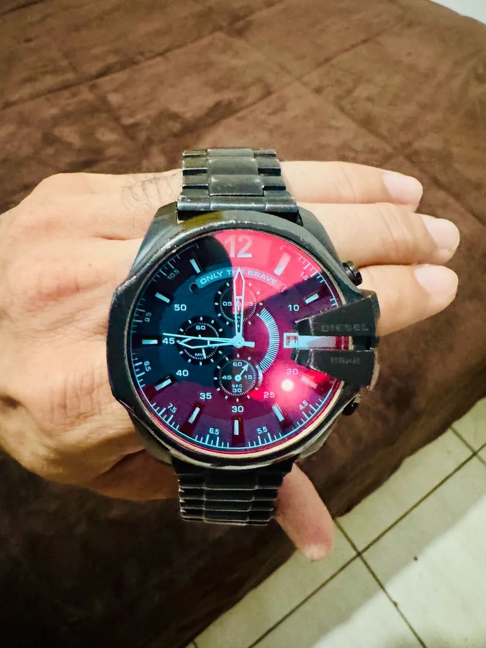 RELÓGIO DIESEL, MODELO CAMALEÃO, ORIGINAL, TOOOP, SUPER CONSERVADO