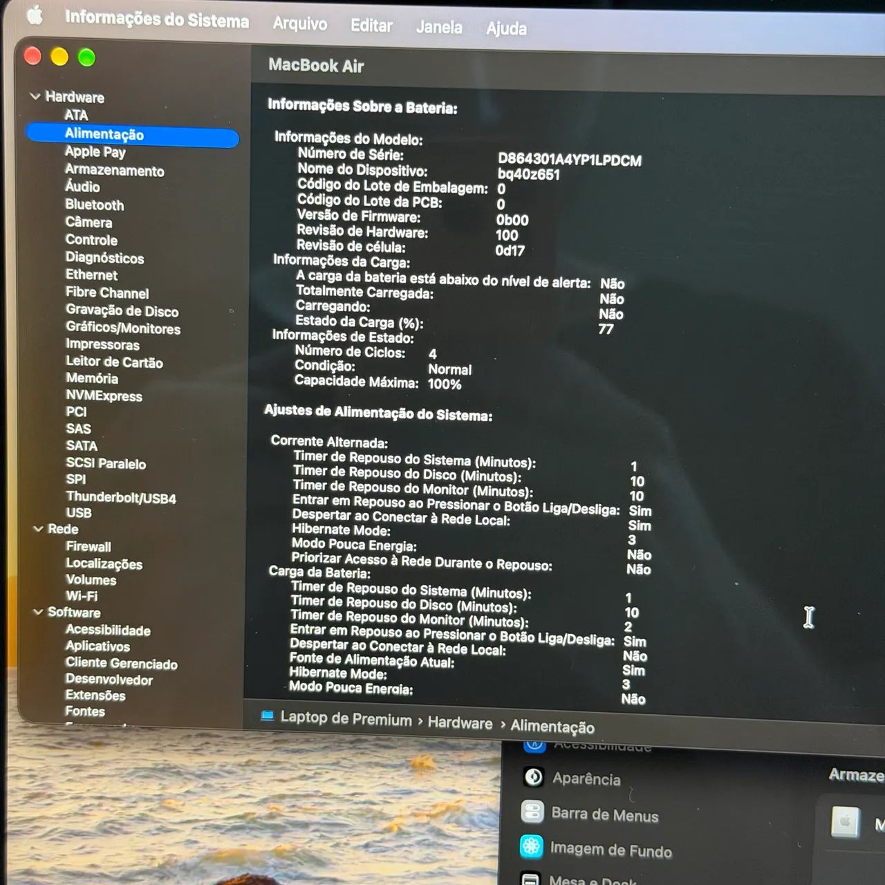 MACBOOK AIR M3 16GB/512SSD 15 Polegadas - Foto 5