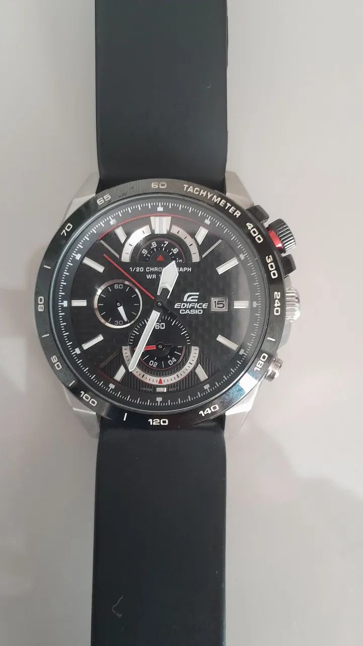 RELÓGIO CASIO EDIFICE MODELO EFR-520 COM CRONÓGRAFO  - Foto 2