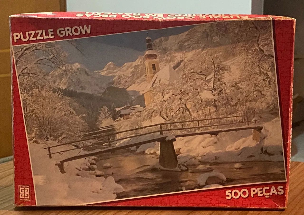 Quebra-cabeça completo 500 peças Grow O inverno em Ramsãu