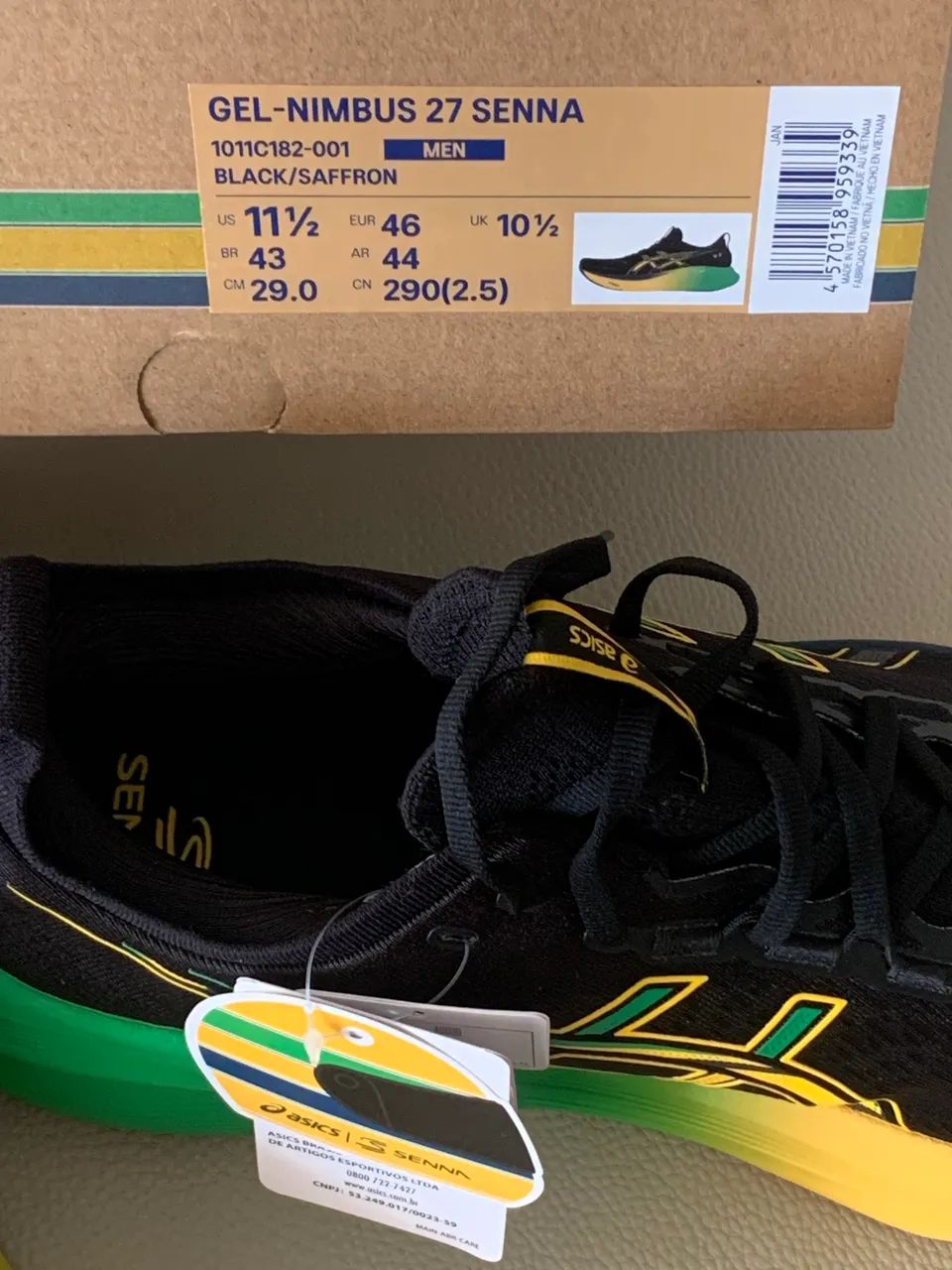 Tênis Senna Nimbus 27 ASICS - Foto 3