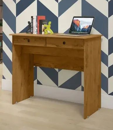 Escrivaninha Compacta com 2 Gavetas Escritório (PROMOÇÃO)!