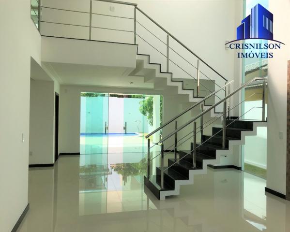 Casa à venda alphaville litoral norte i, r$ 1.400.000,00, excelente, 4 suítes, piscina nov - Foto 3