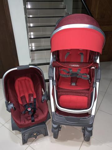 KIDDO MOON carrinho 3 em 1 completo (impecavelmente novo)