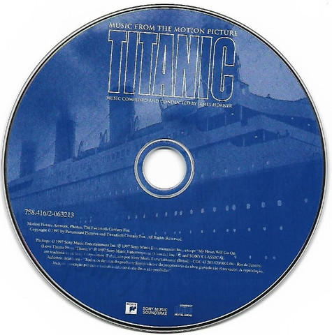 Titanic Trilha sonora do filme - Foto 2