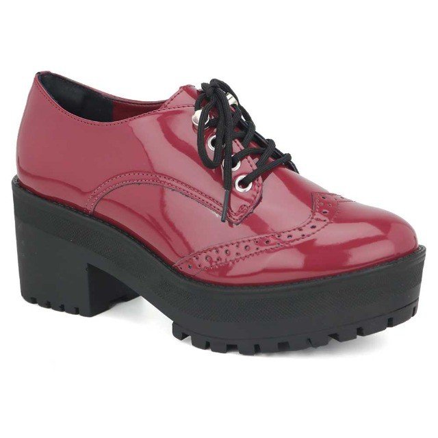 Promoção Sapato Oxford Feminino Via Marte 18-5501 últimos pares 33 e 35