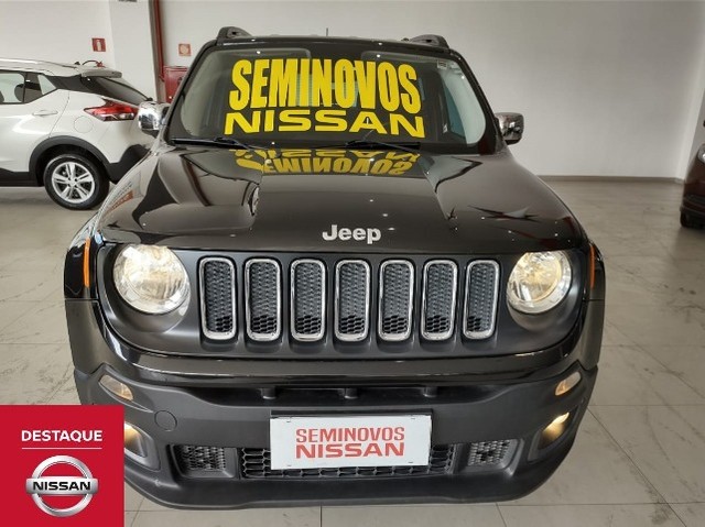 JEEP RENEGADE LONGITUDE AUTOMÁTICO 2016 PRETO