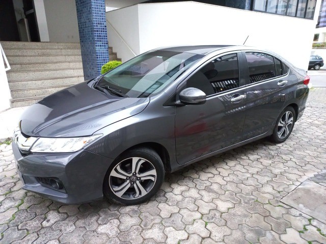 CITY EXL 1.5 CVT AUT 2015 COMPLETO, COURO, GNV, SUPER NOVO