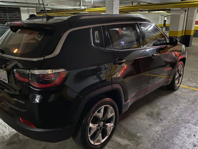 JEEP COMPASS LIMITED 2.0 FLEX AUTOMATICO PRETA BLINDADA 2018