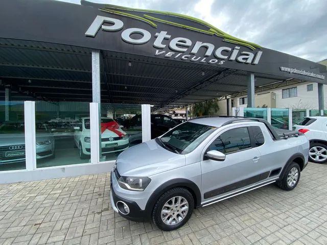 Volkswagen Saveiro Cross CE 1.6 Completa Prata - Potencial Veículos