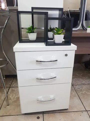 Gaveteiro MDF Móvel com rodinhas. NOVO 69x41x48 - Foto 3