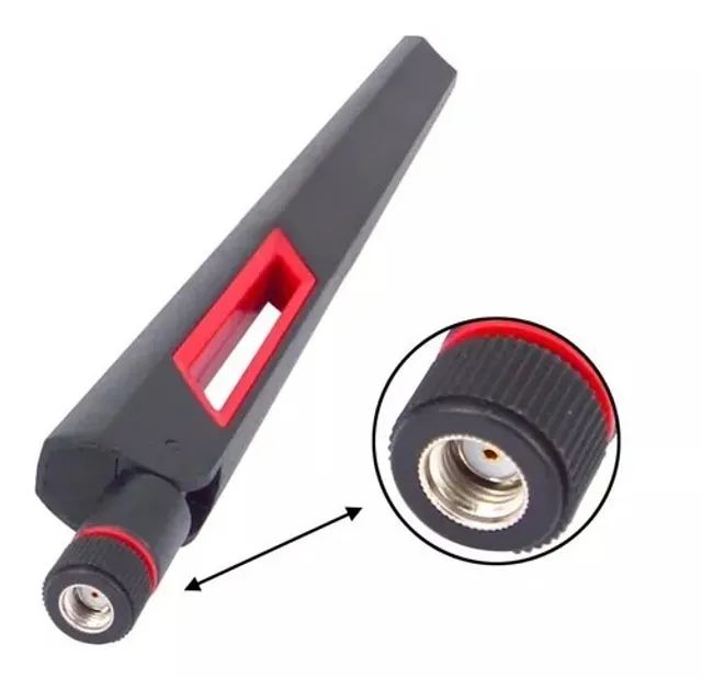 Kit Antena Wireless 12 dBi 2.4/5.8ghz Longo Alcance RP-SMA - Foto 2