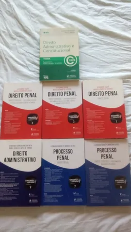 Livros concurso direito processo penal administrativo constitucional