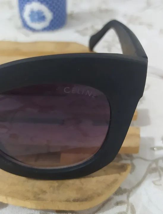 Óculos de Sol Feminino Preto - Vintage. - Foto 4