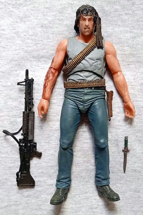 Action Figure John Rambo neca 17cm - Hobbies e coleções - Parque ...