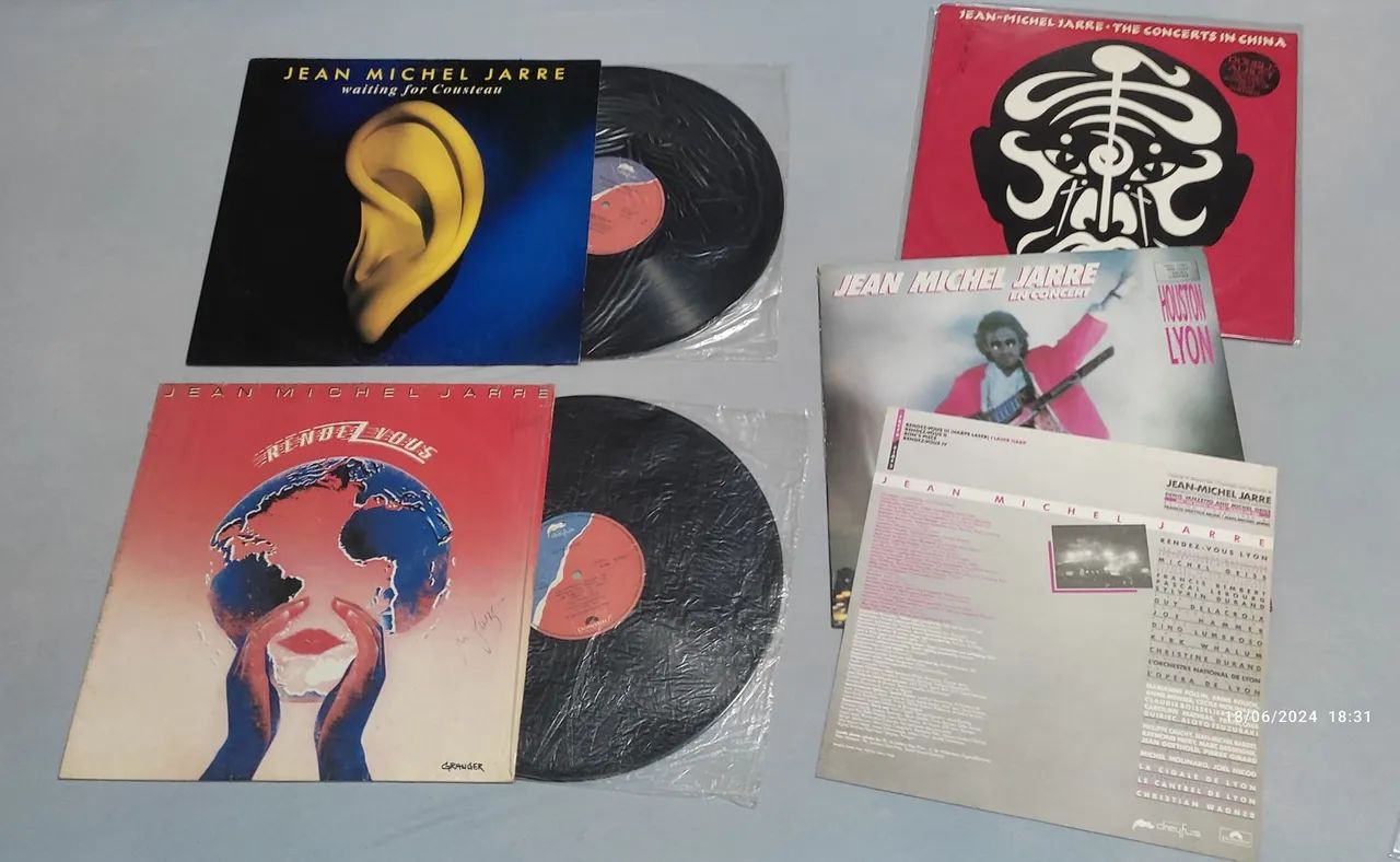 Coleção de Discos de vinil de Jean Michel Jarre - Foto 4