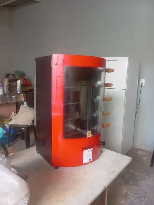 Churrasqueira progas giratória a gás 