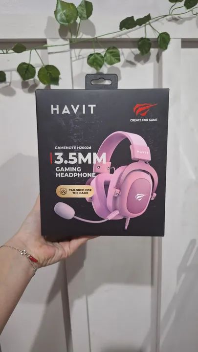 Fone Gamer Headset Havit HV-H2002d Pink | NEGOCIO O PREÇO!!