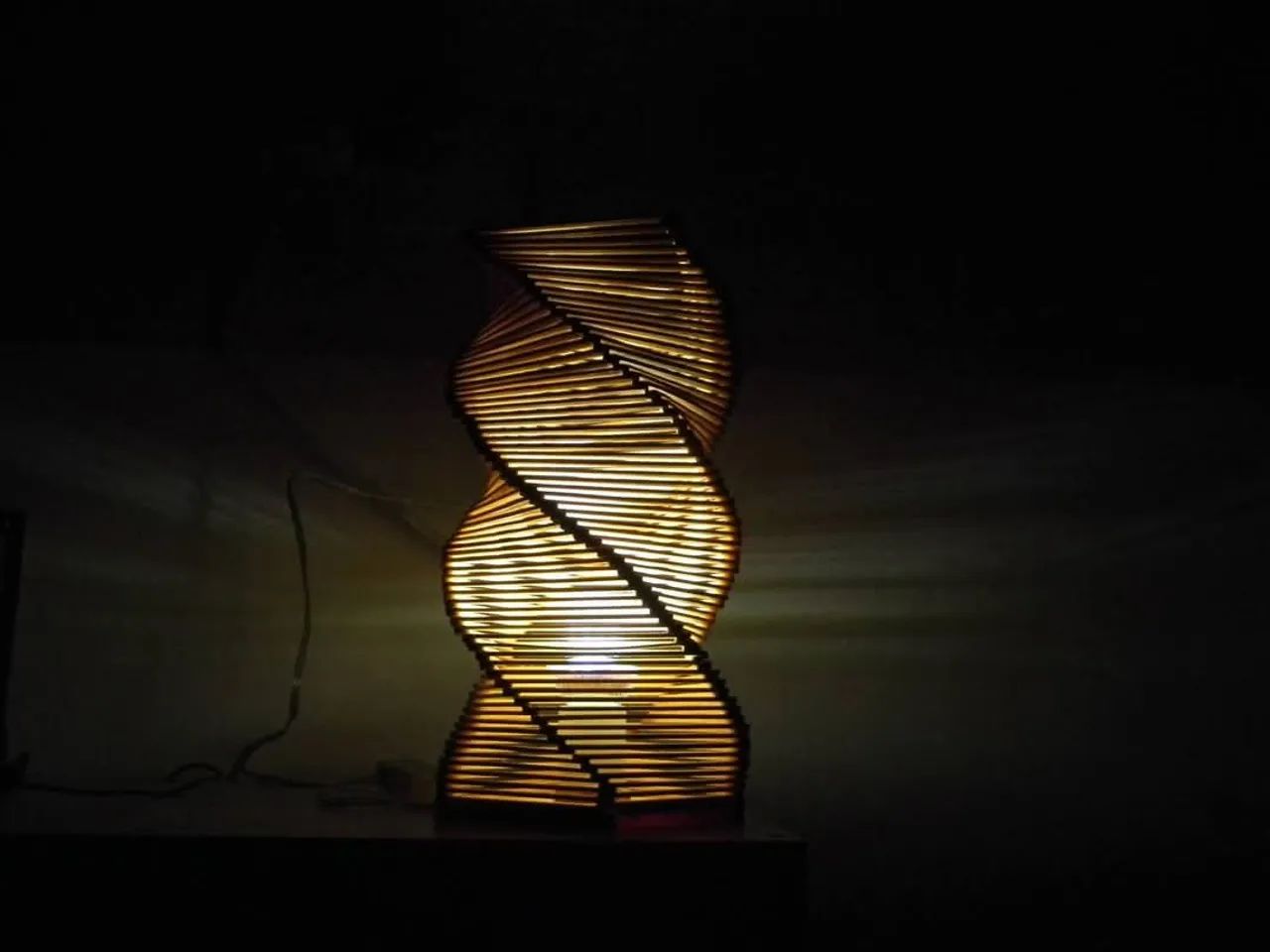 Luminária de Palitos de Picolé - Foto 3