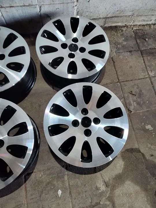 Rodas aro 15 revitalizadas em 10 xsem juros furacão 4x108 - Foto 2