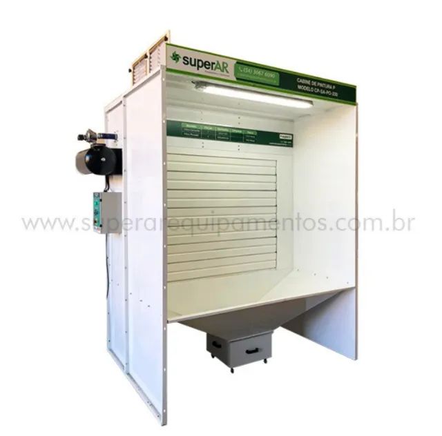 Baixei pra vender hoje Cabine de pintura industrial e pistola para pintura eletrostática - Foto 3
