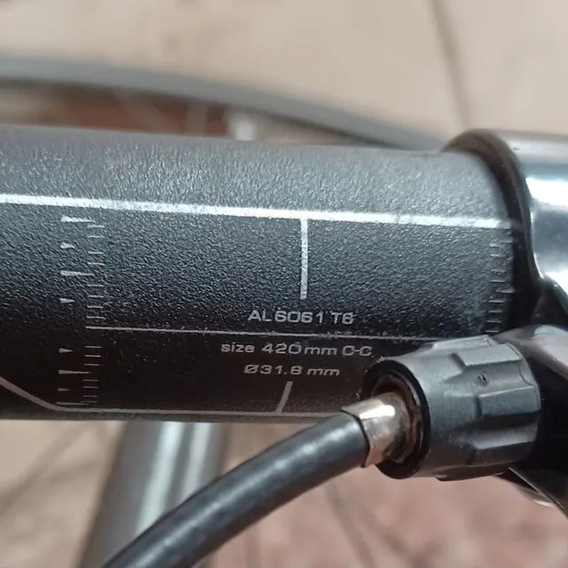 Guidão Drop Shimano PRO Compact LT Drop (31.8mm) - Foto 3