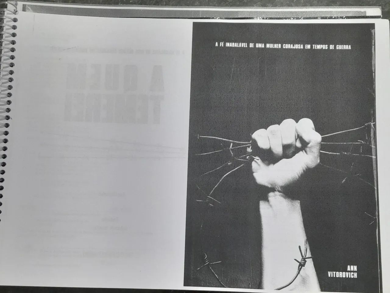 Livro da escola Adventista," A QUEM TEMEREI" - Foto 2