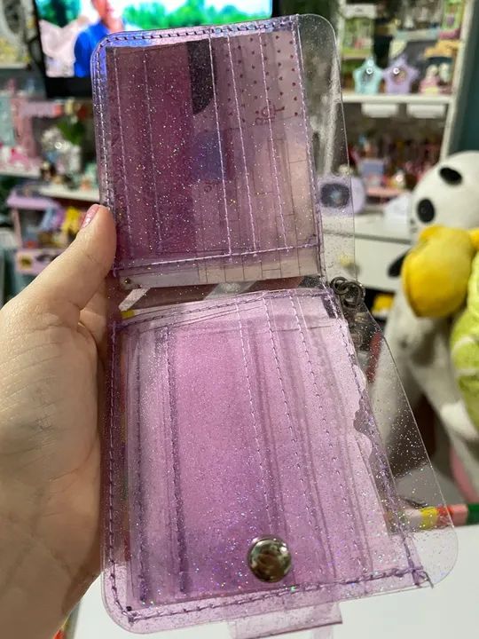 Carteira Transparente Almost Blue Jelly Wallet - Foto 2