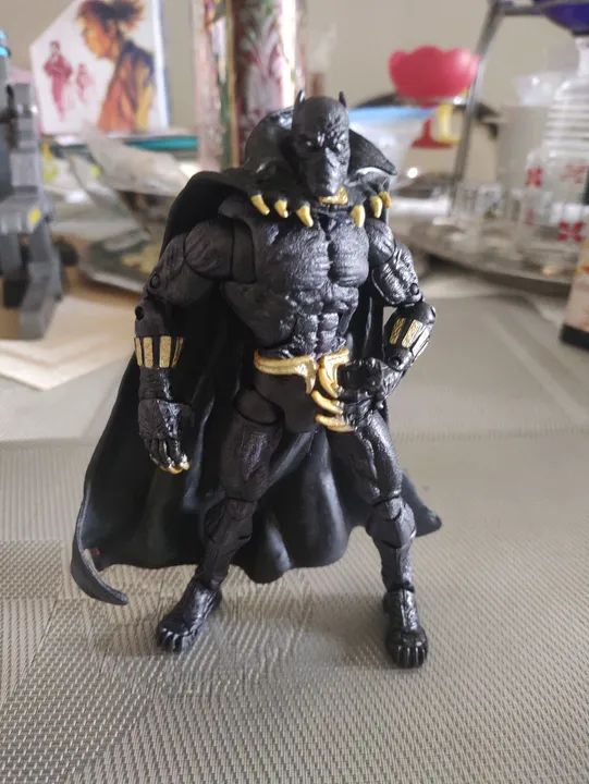  Pantera Negra Marvel Legends Black Panther Série Sentinela Toybiz Figure