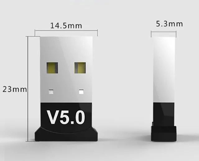 Adaptador E Receptor Usb Bluetooth 5.0 Plug And Play Pc Note - Foto 4