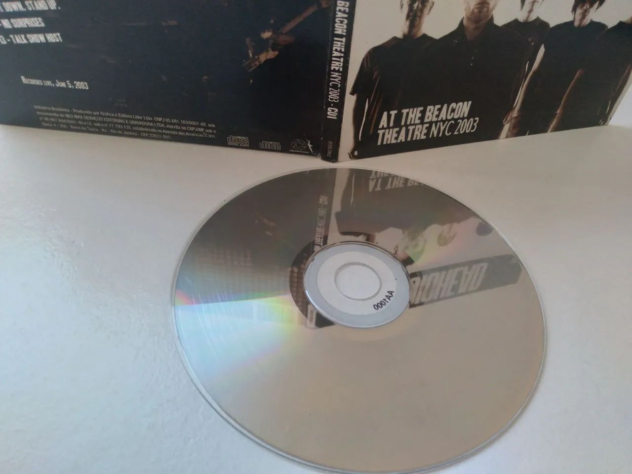 CD Radiohead - Live at the Beacon Theatre NYC 2003 (Bootleg) - CDs