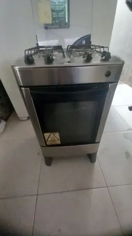 Fogão  4  bocas inox  pra  venda 