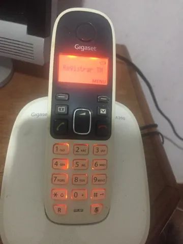 Telefone fixo sem fio Siemens , funcionando bem !!!