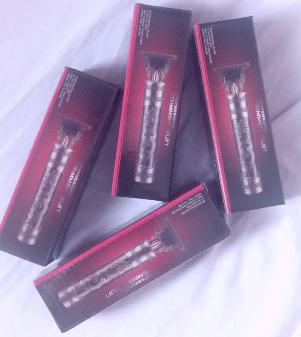 Máquina de Cortar Cabelo Profissional com Design de Dragão