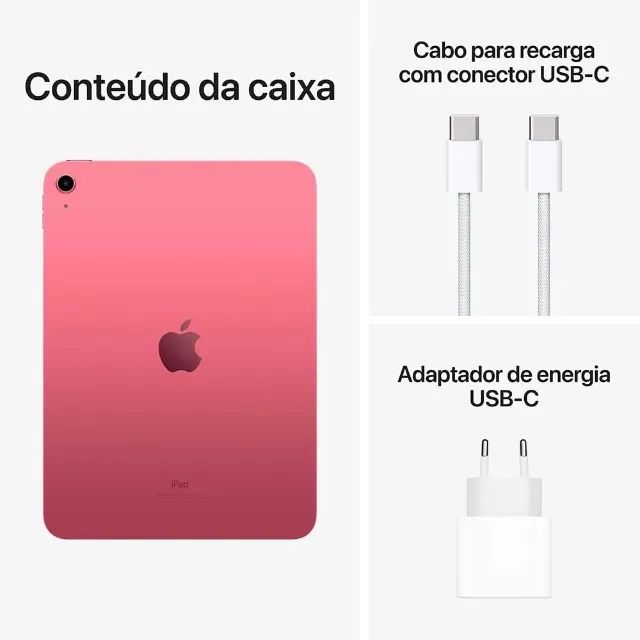 iPad  (10a geração): 64GB Com chip A14 Bionic, tela Liquid Retina de 10,9 polegadas  - Foto 3