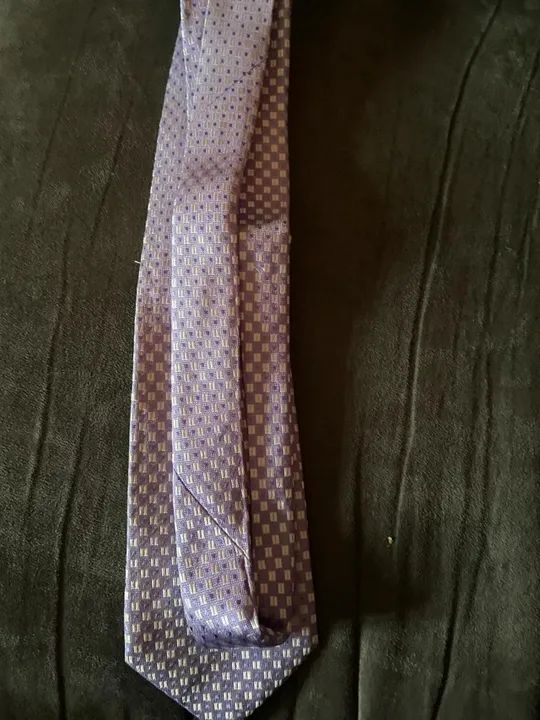 Gravata Brooksfield Estampada-100% Seda- Otimo Estado. - Foto 3
