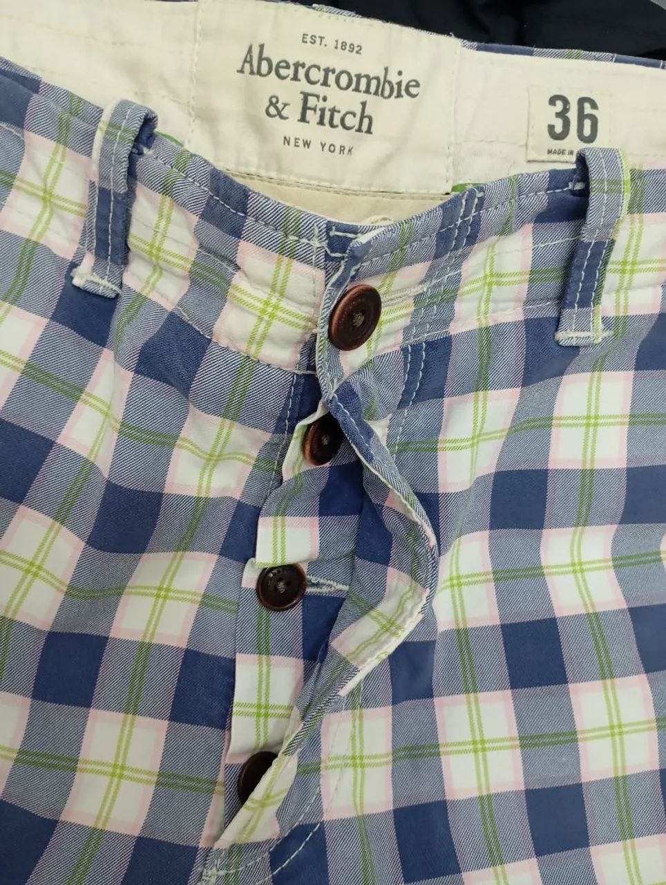 Bermuda masculina Abercrombie Vestem 48 - Foto 5